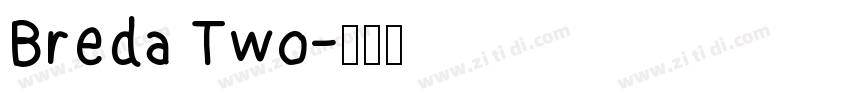 Breda Two字体转换